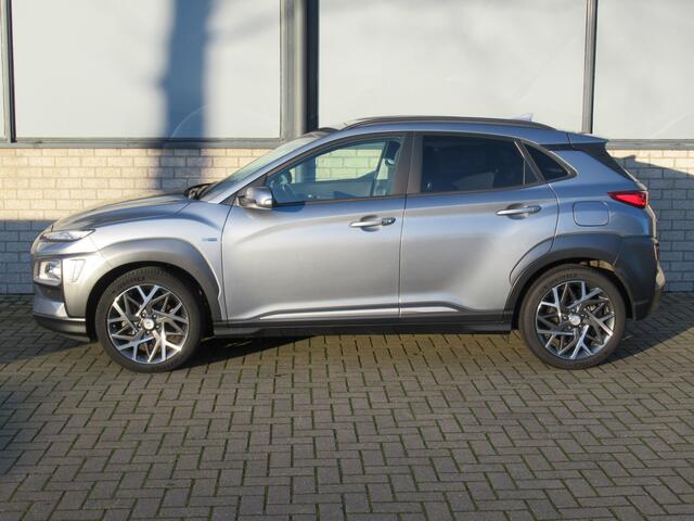 Hyundai Kona 1.6 GDI HEV Premium Sky 1e eigen | dealer onderh | full option!! | leder | schuifdak