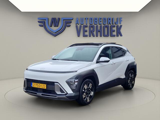 Hyundai Kona 1.6 GDI HEV Premium Sky NL Auto - Leer - Panodak