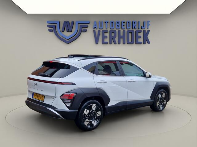 Hyundai Kona 1.6 GDI HEV Premium Sky NL Auto - Leer - Panodak
