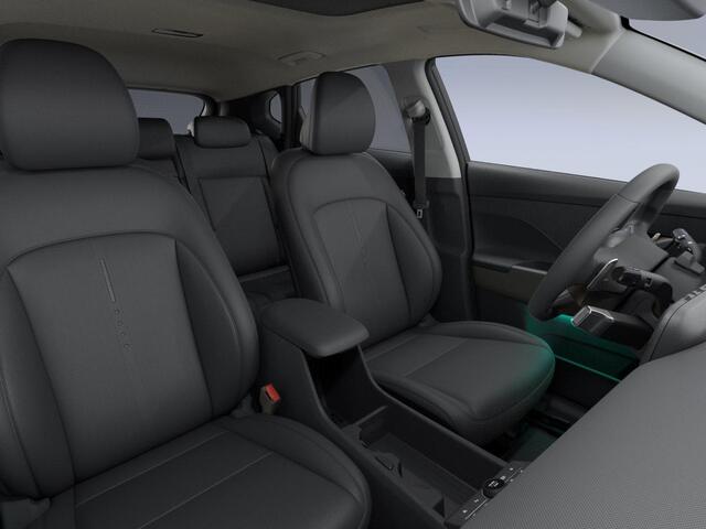 Hyundai Kona 1.6 GDI HEV Premium Sky | Uit voorraad leverbaar! | Schuif-/kantel dak | Elektrische stoelen | Stoel/stuurverwarming | Stoelverkoeling | 2e zit-rij stoelverwarming | Lederen bekleding | 360* camera | Adaptive cruisecontrol | Active lane-keeping |