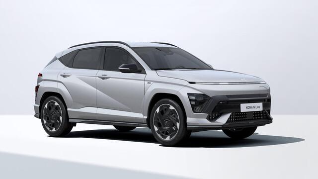 Hyundai Kona Electric N Line Business 64.8 kWh / ¤3000,- Voordeel / Rijklaarprijs Shimmering Silver /