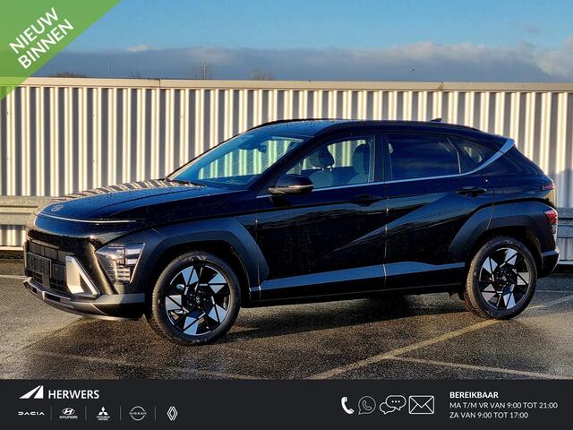 Hyundai Kona 1.6 GDI HEV Comfort Smart / ¤ 2500,- Voordeel / Rijklaarprijs / Direct Leverbaar / Navigatie / 18" LMV / Adaptieve Cruise Control / Parkeersensoren voor en achter /