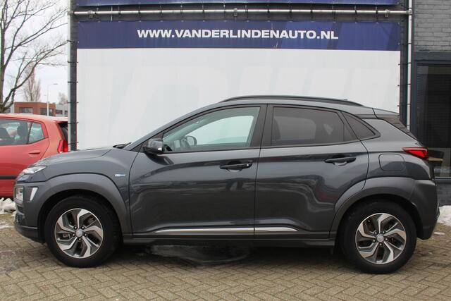 Hyundai Kona 1.6 GDI HEV Fashion Trekhaak Dodehoek Sensor l Apple/Android carplay l Adaptief cruise control l Navi l Armsteun l Elektrisch inklapbare buitenspiegels l Airco l Achteruitrijcamera
