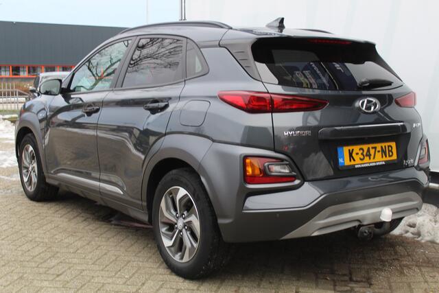 Hyundai Kona 1.6 GDI HEV Fashion Trekhaak Dodehoek Sensor l Apple/Android carplay l Adaptief cruise control l Navi l Armsteun l Elektrisch inklapbare buitenspiegels l Airco l Achteruitrijcamera