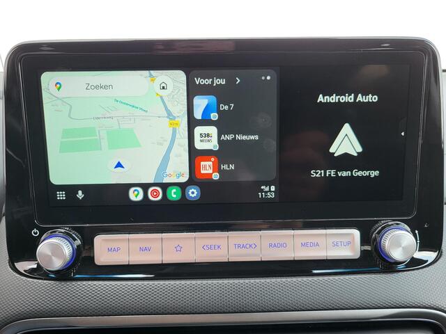 Hyundai Kona EV Fashion 64 kWh Automaat / Dealer onderhouden / HUD / Navigatie / Stuur- en stoelverwarming /