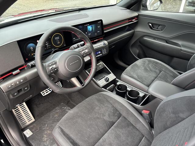 Hyundai Kona 1.6 GDI HEV N Line | | Uit voorraad leverbaar! | 360 graden camera | Keyless entry en start | Stoel en stuurverwarming | Stoelventilatie | achterbank verwarmd | Adaptieve Cruise control | Parkeersensoren voor en achter |