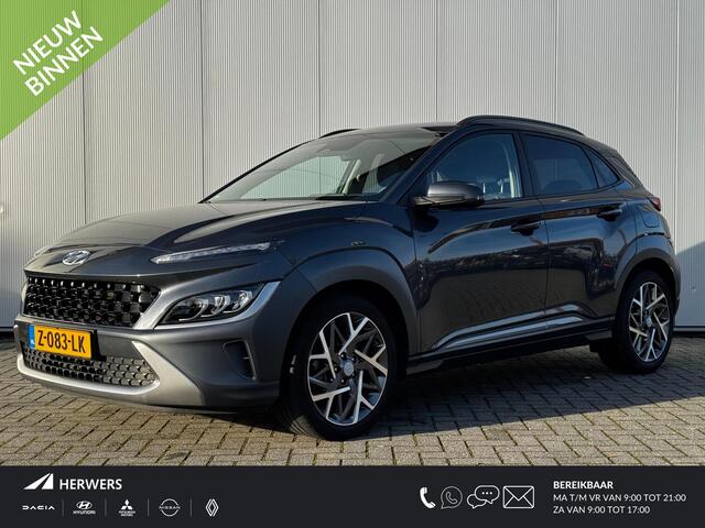 Hyundai Kona 1.6 GDI HEV Comfort Smart / Navigatie / 18" Lm velgen / Led Koplampen / Trekhaak / Adaptieve Cruise Control / Krell Audio /