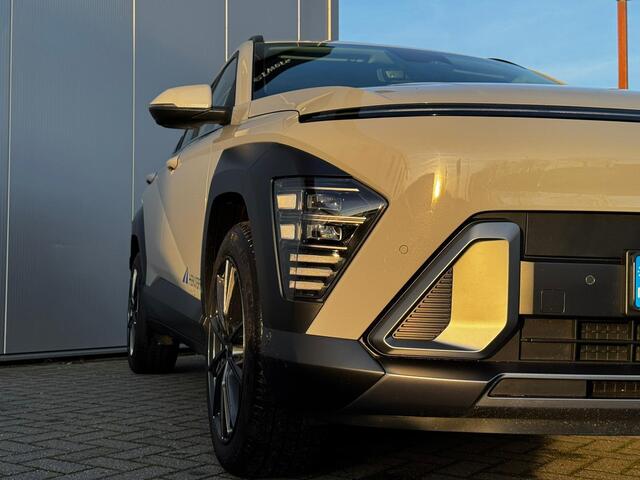 Hyundai Kona 1.6 GDI HEV Premium / Lederen bekleding / Led koplampen / Stoelverwarming en verkoeling / 18"Lm velgen /