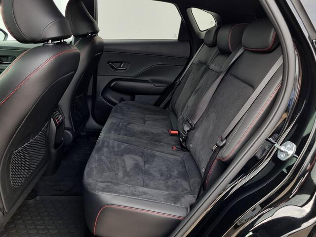 Hyundai Kona 1.6 GDI HEV N Line Automaat Fabrieksgarantie tot 11-2028 / Stoelverkoeling / Stuurverwarming / Stoelverwarming Voor + Achter / 360 Camera / Navigatie / Climate Control /