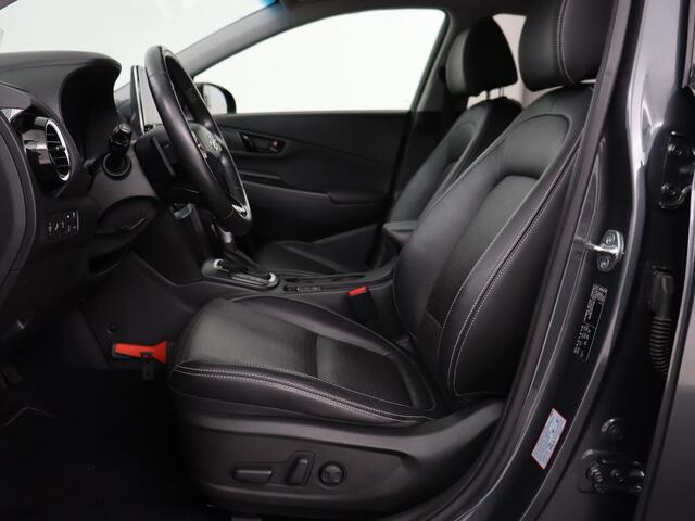 Hyundai Kona 1.6 GDI HEV Premium | Leder | Stoelventilatie | Adaptive cruise | Head-Up | Carplay | Camera | Achterbankverwarming | Navigatie | Keyless | Climate control