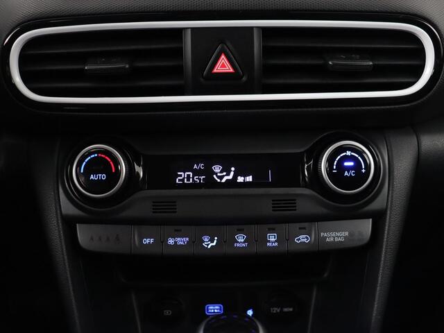 Hyundai Kona 1.6 GDI HEV Premium | Leder | Stoelventilatie | Adaptive cruise | Head-Up | Carplay | Camera | Achterbankverwarming | Navigatie | Keyless | Climate control