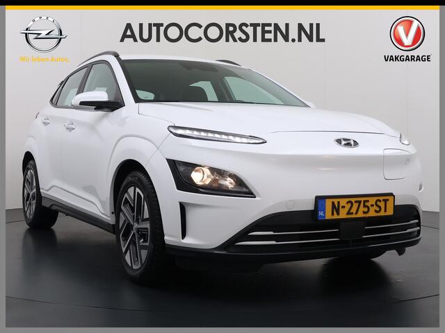 Hyundai Kona EV Comfort 64kWh FACELIFT SOH 100% Fase 3 Laden All-Season Banden Navi Ecc Adap.Cruise Camera Krell®-Audio Apple Carplay Android Auto Keyless Subwoofer Led Lmv Rijstrooksensor Forward Collision-Avoidance Bluetooth 1e Eigenaar Origineel Nederlandse Auto