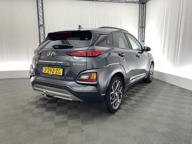 Hyundai Kona 1.6 GDI HEV Premium | Apple carplay | Leer | Camera | Stoel- en stuurverwarm | Trekhaak