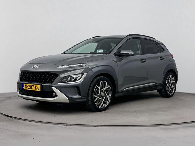 Hyundai Kona 1.6 GDI HEV Premium | Afneembare trekhaak 1300 kg | Navigatie | Parkeer sensoren voor +achter | stoel en stuur verwarming |