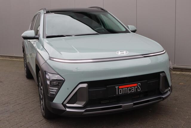 Hyundai Kona 1.6 T-GDI 199PK Automaat Premium Sky Leder/Winter-pack/Open-dak/Keyfree