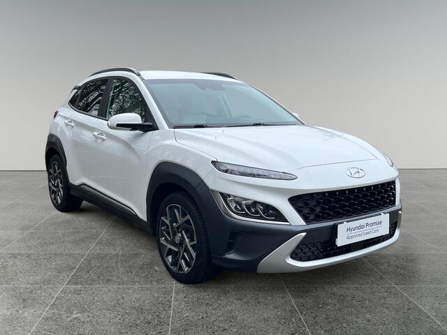 Hyundai Kona 1.6 GDI 140pk HEV Fashion | PREMIUM LEDEREN INTERIEUR | CLIMA | APPLE CARPLAY / ANDROID AUTO | ELEK. VERSTELBARE STOELEN | DODEHOEKBEW. |