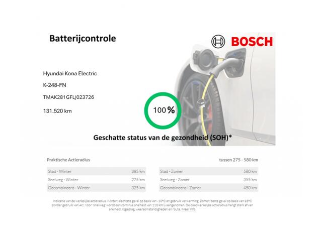 Hyundai Kona Electric Comfort 64 kWh - Carplay, Navi, Cruise, Camera, Trekhaak, SOH 100%