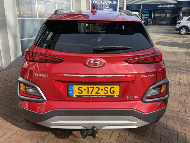 Hyundai Kona 1.6 GDI HEV Fashion Design Sky Automaat,Navi,16inch,Camera,Cruise, Bj 2020 Km 99.000 Hoge Zit Dealer onderhouden