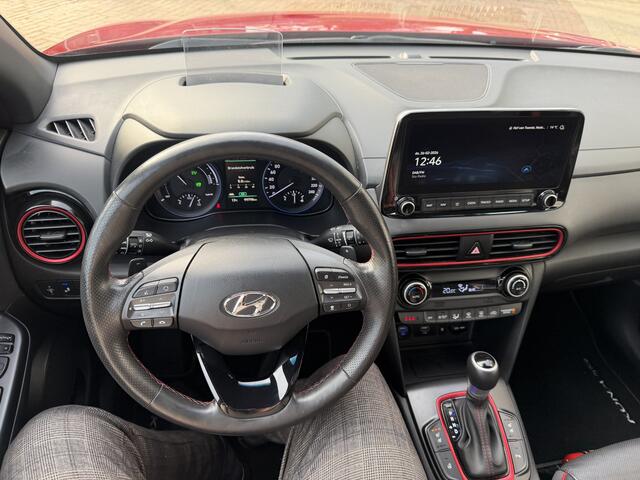 Hyundai Kona 1.6 GDI HEV Fashion Design Sky Automaat,Navi,16inch,Camera,Cruise, Bj 2020 Km 99.000 Hoge Zit Dealer onderhouden