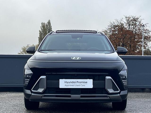 Hyundai Kona 1.6 GDI HEV 140pk Comfort smart Sky++ | SCHUIF/KANTELDAK | PREMIUM INTERIEUR | 360° CAMERA | FABRIEKSGARANTIE T/M 08-2029 |
