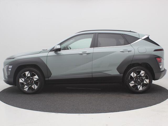 Hyundai Kona 1.6 GDI HEV Premium / ¤2.500,- Voordeel / 360º Camera / Lederen Bekleding / Elektrische Stoelen met Geheugen / / Stoel Verwarming+Verkoeling / Keyless / Head-Up Display /