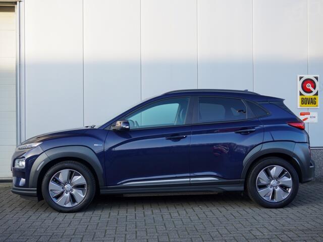 Hyundai Kona EV Limited 64 kWh Leder | Head-up | SoH 100% | Stoel&Stuur verwa