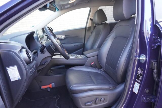 Hyundai Kona EV Limited 64 kWh Leder | Head-up | SoH 100% | Stoel&Stuur verwa