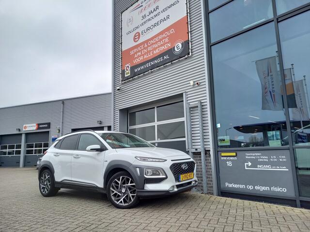 Hyundai Kona 1.6 GDI HEV Premium - LEER + VERW + KOEL - CAMERA - NL AUTO