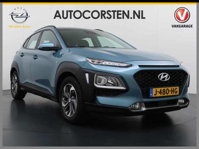 Hyundai Kona 1.6GDI 142PK HEV Hybrid Automaat Adap.Cruise Navi Ecc Camera Krell®-Audio Apple Carplay Android Auto Comfort Lane Assist VESS Led Lmv Isofix Bluetooth DAB FCA 1e Eigenaar Origineel Nederlandse Auto