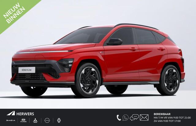 Hyundai Kona Electric N Line Business 64.8 kWh / ¤1.500,- Voordeel / Snel Leverbaar / Navigatie / Cruise Control Adaptief / Airco Automatisch /