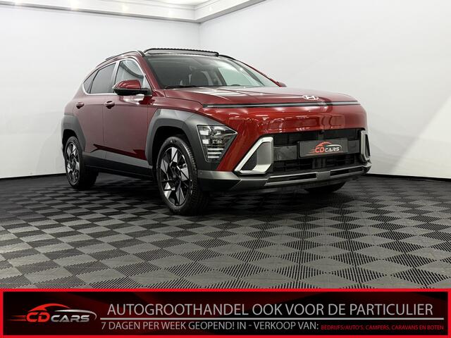 Hyundai Kona 1.6 GDI HEV Premium Sky Panoramadak, 360 Camera, Leder, Navi, Keyless start, Elektrische achterklep, Winterpakket, 4 jaar garantie