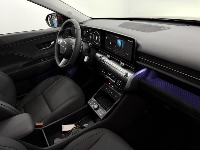 Hyundai Kona 1.6 GDI HEV Premium Sky Panoramadak, 360 Camera, Leder, Navi, Keyless start, Elektrische achterklep, Winterpakket, 4 jaar garantie