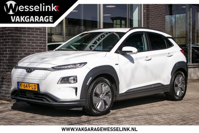 Hyundai Kona EV Limited 64 kWh | 3 Fase | Leder | Apple cp/Android auto | Hud |