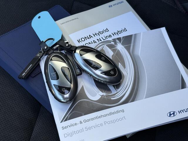 Hyundai Kona 1.6 GDI HEV N Line Sky / ¤3500,- Voordeel / Stoel verwarming/verkoeling / Schuif/Kantel dak / Parkeerassistent / 360 Camera / Dashcam / Elektrische achterklep / Bose Audio /