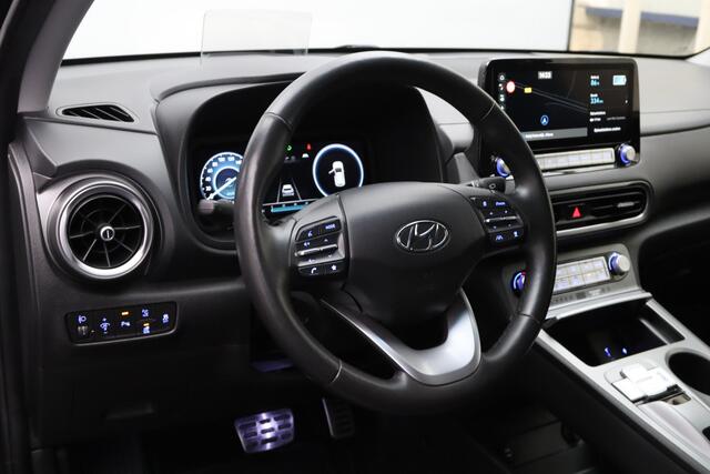 Hyundai Kona EV Premium 64 kWh 204 PK, Leder, 4 x Stoelverwarming, Head-Up, Camera