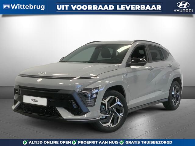 Hyundai Kona 1.6 GDI HEV N Line Sky Full Hybride Automaat met Navigatie, Adaptive Cruise Control en 360 graden Camera Uit voorraad leverbaar!