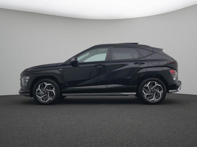 Hyundai Kona 1.6 GDI HEV N Line Full Hybride Automaat met Navigatie, Adaptive Cruise Control en Sport uitvoering Uit voorraad leverbaar!