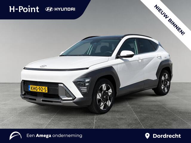 Hyundai Kona 1.6 GDI HEV Automaat | SCHUIF/KANTELDAK | FULL LED | PREMIUM LEDER | ADAP. CRUISE | 360o CAMERA | STOELVER.& KOELING |