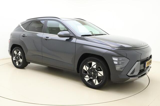 Hyundai Kona 1.6 GDI HEV Premium Automaat | Lederen bekleding | Stoel & Stuurverwarming | Camera | Climate control | Navigatie | Keyless | Dakrails