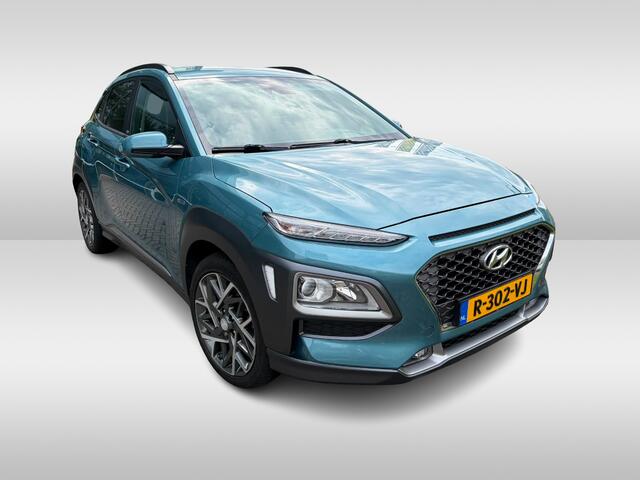 Hyundai Kona 1.6 GDI HEV Fashion Sky / Trekhaak / Camera / Head-up / KRELL Audio / Half Leder / 18'' / CarPay / Dodehoek / DAB / Cruise Control