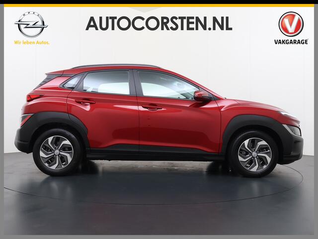 Hyundai Kona 1.6GDI HEV Hybride Autom. Trekhaak Adap.Cruise Camera Apple Carplay Android Auto Navi Ecc Pdc Comfort Smart Led Lmv 16" DAB Krell®-Audio Lane Assist Isofix Rijstrooksensor 1.300KG Trekgewicht 1e Eigenaar Origineel Nederlandse Auto