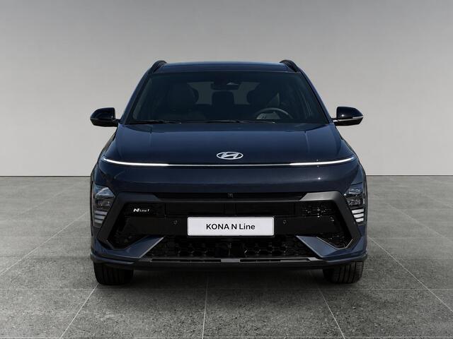 Hyundai Kona N Line Sky 1.6 GDI HEV 137pk | SCHUIF/KANTELDAK | STOEL + STUURVERW. | ADAPTIVE CRUISE | 360° CAMERA | ELEK. ACHTERKLEP |