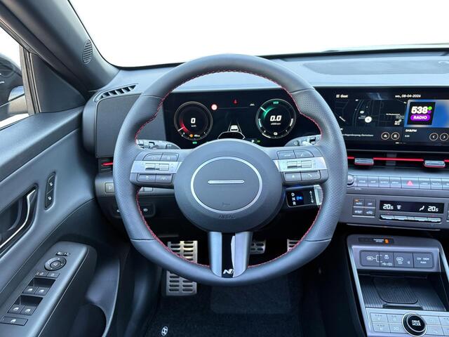 Hyundai Kona N Line Sky 1.6 GDI HEV 137pk | SCHUIF/KANTELDAK | STOEL + STUURVERW. | ADAPTIVE CRUISE | 360° CAMERA | ELEK. ACHTERKLEP |