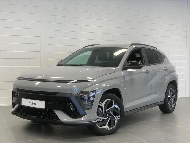 Hyundai Kona 1.6 GDI HEV N Line Full Hybride Automaat met Navigatie, Adaptive Cruise Control en Sport uitvoering Uit voorraad leverbaar!