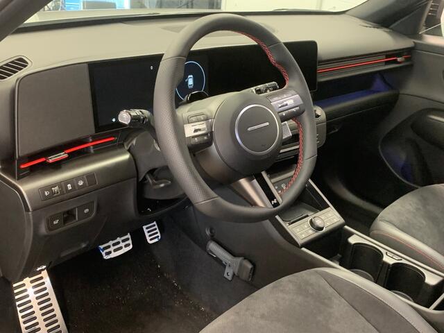 Hyundai Kona 1.6 GDI HEV N Line Full Hybride Automaat met Navigatie, Adaptive Cruise Control en Sport uitvoering Uit voorraad leverbaar!