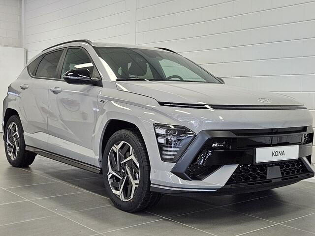 Hyundai Kona 1.6 GDI HEV N Line Full Hybride Automaat met Navigatie, Adaptive Cruise Control en Sport uitvoering Uit voorraad leverbaar!