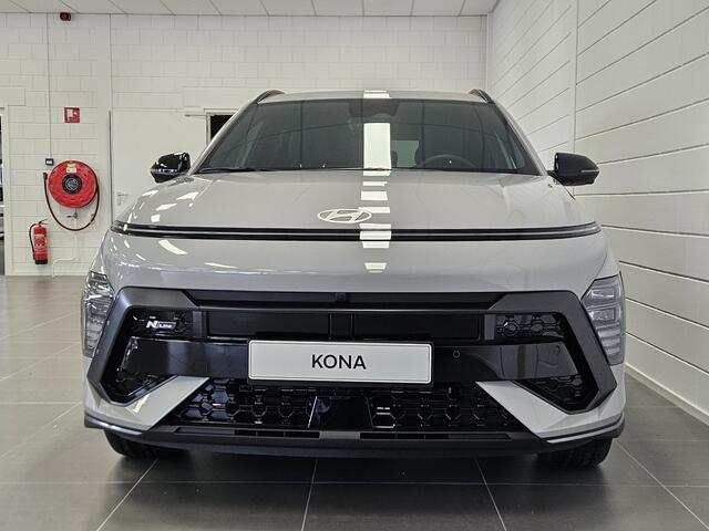 Hyundai Kona 1.6 GDI HEV N Line Full Hybride Automaat met Navigatie, Adaptive Cruise Control en Sport uitvoering Uit voorraad leverbaar!