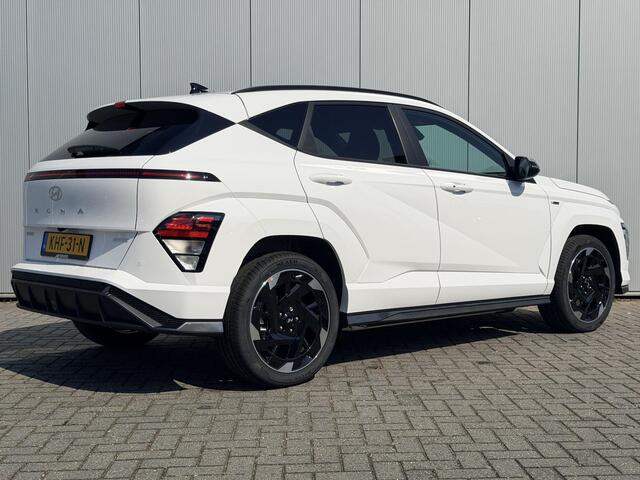 Hyundai Kona Electric N Line Business 64.8 kWh / Warmtepomp / BOSE Audio / V2L Interieur / Achteruitrijcamera / Parkeersensoren Voor + Achter / Stoel- & Stuurverwarming / Dodehoekdetectie /