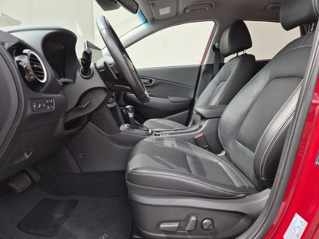 Hyundai Kona 1.6 GDI HEV Premium / Dealer onderhouden / Head Up Display / Adaptief cruise control / Achteruitrijcamera / Trekgewicht 1300 kg / Stuur- & Stoelverwarming / Stoelventilatie / Keyless Entry/Start / Krell audio systeem / Draadloze telefoon lader /