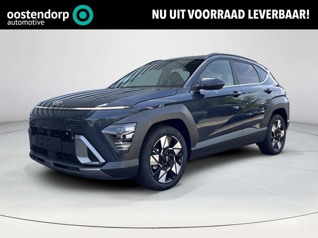 Hyundai Kona 1.6 GDI HEV Comfort Plus | WK Deal | Uit voorraad leverbaar! | Dodehoekdetectie | Elektrische achterklep | Stoel en stuurverwarming | Achterbank verwarming | AppleCarplay en Android Auto | Keyless entry en start
